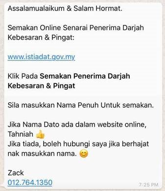 Biupa Melantik Individu Bagi Menguruskan Pencalonan Dan Pengurniaan Dkbp Persekutuan Sebenarnya My